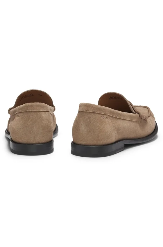 Penny-trim moccasins in suede Penny-trim moccasins in suede