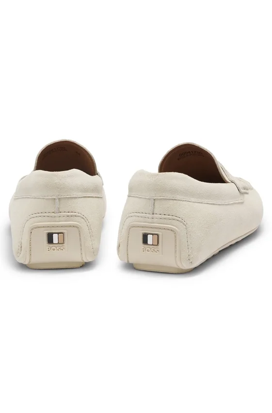 Penny-trim moccasins in suede Penny-trim moccasins in suede