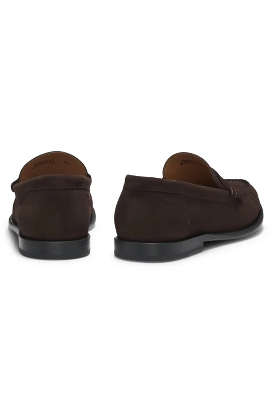 Penny-trim moccasins in suede Penny-trim moccasins in suede