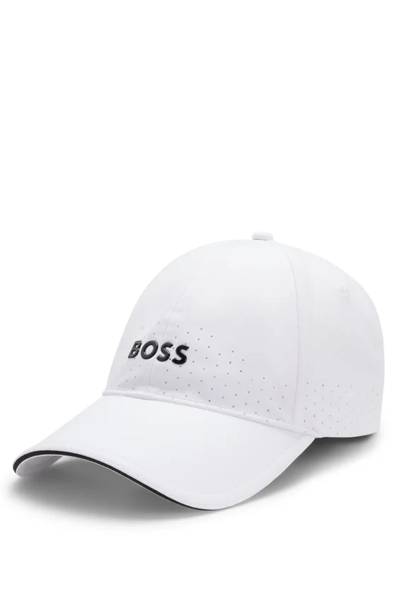 Perforated cap with gloss logo Perforated cap with gloss logo