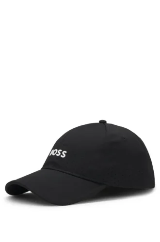 Perforated cap with gloss logo