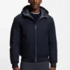 Performance-flannel jacket with down filling Performance-flannel jacket with down filling
