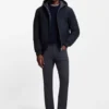Performance-flannel jacket with down filling Performance-flannel jacket with down filling