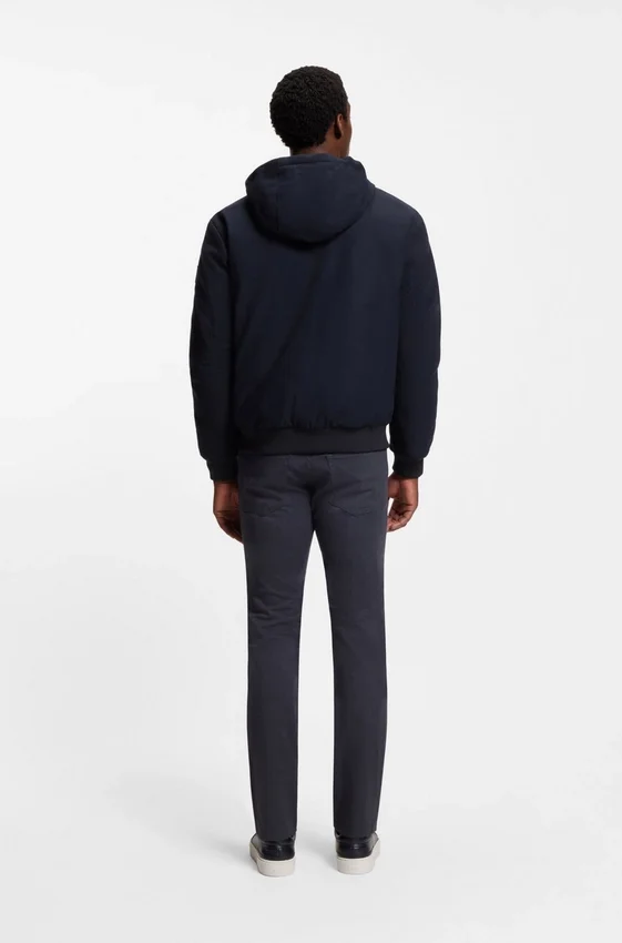 Performance-flannel jacket with down filling Performance-flannel jacket with down filling