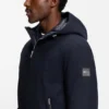 Performance-flannel jacket with down filling Performance-flannel jacket with down filling