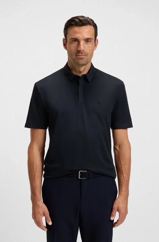 Performance polo shirt with Double B monogram Performance polo shirt with Double B monogram