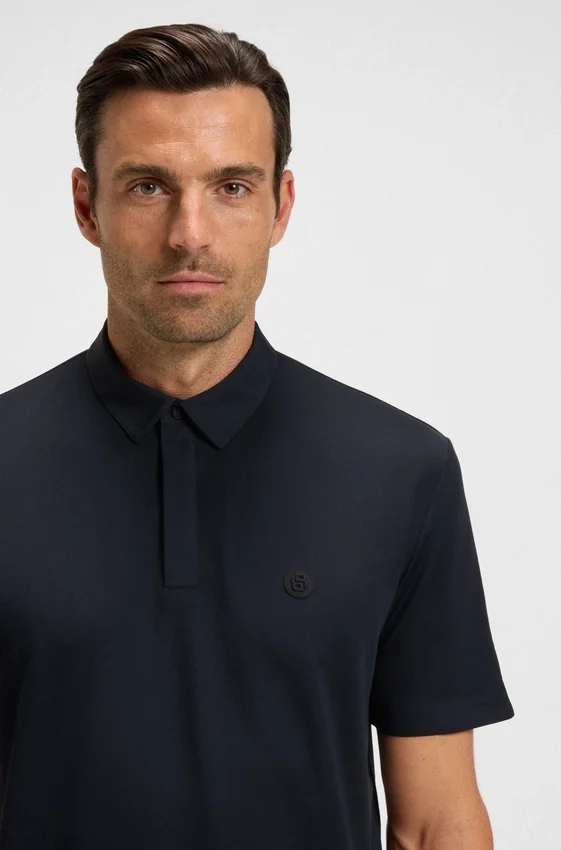 Performance polo shirt with Double B monogram Performance polo shirt with Double B monogram