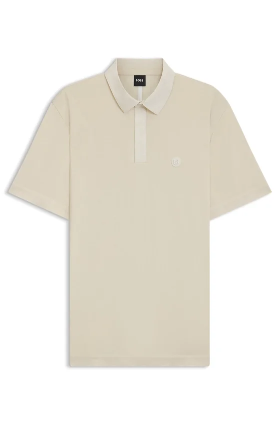 Performance polo shirt with Double B monogram Performance polo shirt with Double B monogram