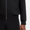 Performance-stretch slim-fit jacket in ottoman fabric
