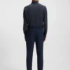 Performance-stretch slim-fit shirt in Italian fabric
