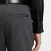 Performance-stretch slim-fit shirt in structured jersey