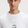 Photo-print T-shirt in stretch cotton