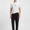 Photo-print T-shirt in stretch cotton