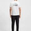 Photo-print T-shirt in stretch cotton