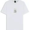 Photo-print T-shirt in stretch cotton