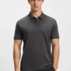 Pima-cotton polo shirt with Double B monogram Pima-cotton polo shirt with Double B monogram