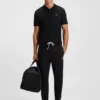 Pima-cotton polo shirt with Double B monogram Pima-cotton polo shirt with Double B monogram