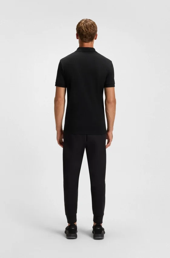 Pima-cotton polo shirt with Double B monogram Pima-cotton polo shirt with Double B monogram