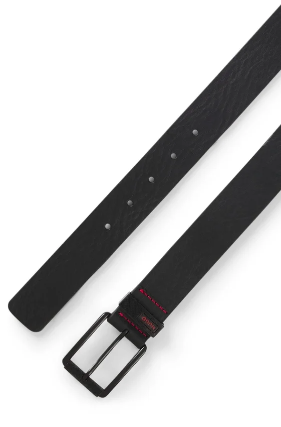 Pin-buckle belt in buffalo leather Pin-buckle belt in buffalo leather