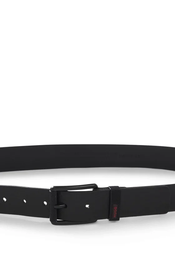 Pin-buckle belt in buffalo leather Pin-buckle belt in buffalo leather