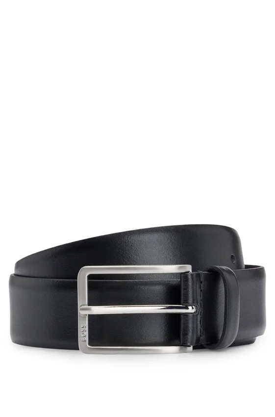 Pin-buckle belt in Italian leather Pin-buckle belt in Italian leather