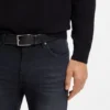 Pin-buckle belt in Italian leather Pin-buckle belt in Italian leather