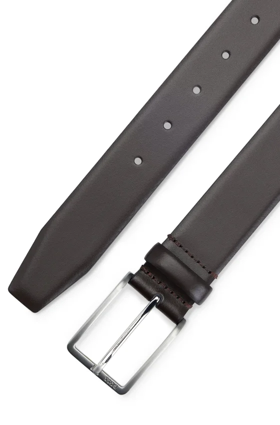Pin-buckle belt in Italian leather Pin-buckle belt in Italian leather