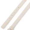 Pin-buckle belt in Italian leather