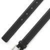 Pin-buckle belt in Italian leather