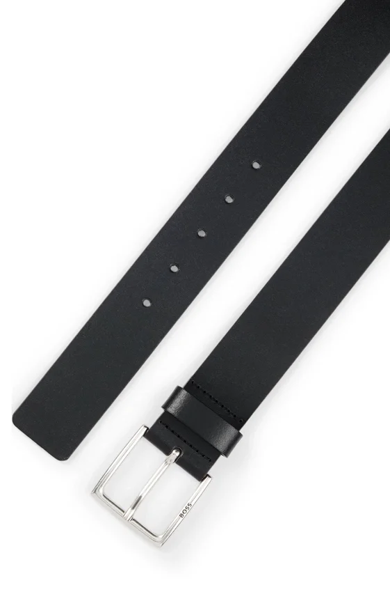 Pin-buckle belt in Italian leather Pin-buckle belt in Italian leather