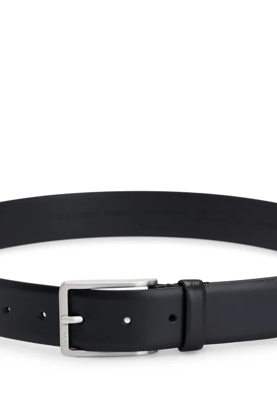 Pin-buckle belt in Italian leather Pin-buckle belt in Italian leather