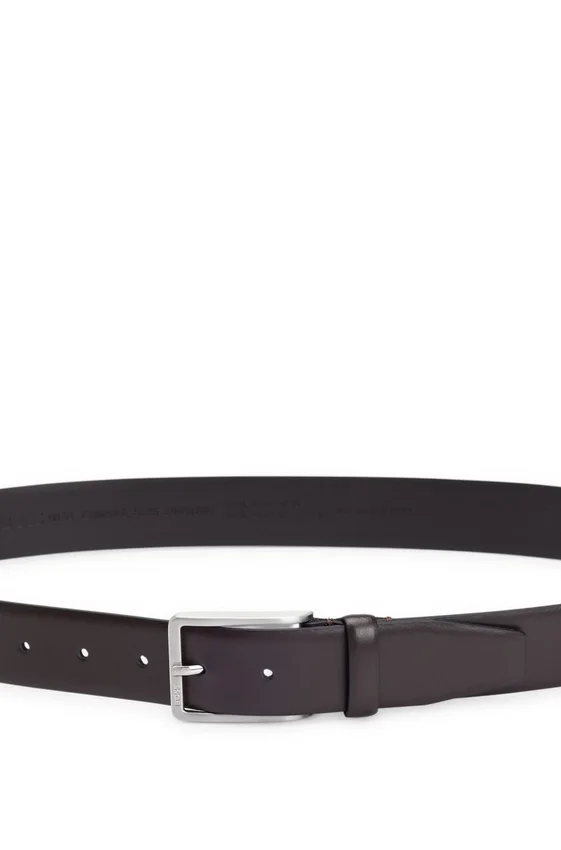 Pin-buckle belt in Italian leather Pin-buckle belt in Italian leather