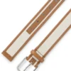 Pin-buckle belt in leather and canvas Pin-buckle belt in leather and canvas