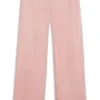 Pink loose-fit jeans in rigid denim