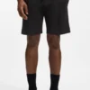 Pintuck-detail shorts in a cotton blend