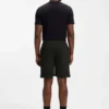 Pintuck-detail shorts in a cotton blend