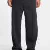 Pintuck-pleat tracksuit bottoms in a relaxed fit