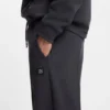 Pintuck-pleat tracksuit bottoms in a relaxed fit