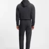 Pintuck-pleat tracksuit bottoms in a relaxed fit