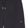 Pintuck-pleat tracksuit bottoms in a relaxed fit