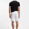 Piped-trim shorts in a cotton blend Piped-trim shorts in a cotton blend