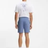 Piped-trim shorts in a cotton blend Piped-trim shorts in a cotton blend