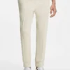 Piping-detail tracksuit bottoms in a cotton blend