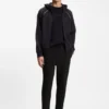 Piping-detail tracksuit bottoms in a cotton blend