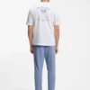 Piping-detail tracksuit bottoms in a cotton blend