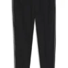 Piping-detail tracksuit bottoms in a cotton blend