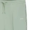 Piping-detail tracksuit bottoms in a cotton blend