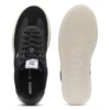Platform sneakers with suede trims and comfort insole