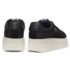 Platform sneakers with suede trims and comfort insole
