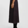 Plissé dress with waistband smocking